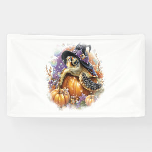 Sea Turtle Shirt Sea Halloween Banner