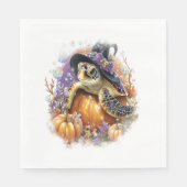 Sea Turtle Shirt Sea Halloween Serviette (Vorderseite)
