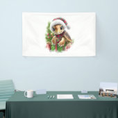 Sea Turtle Shirt Weihnachten Weihnachtsmannmütze Banner