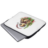 Sea Turtle Shirt Weihnachten Weihnachtsmannmütze Laptopschutzhülle (Vorne Knopf)