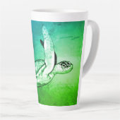 Sea Turtle Spirit Art Milchtasse (Rechte Ecke)