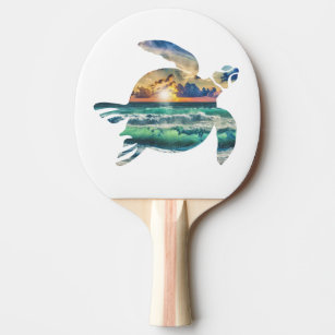 Sea Turtle Sunset Beach Golf Balls Golf Ball Marke Tischtennis Schläger