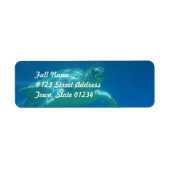 Sea Turtle Swim Mailing Labels (Vorne)