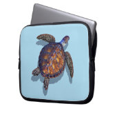 Sea turtle tablet / laptop sleeve (Vorderseite Links)