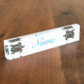 Sea Turtle Thunder_Cove Namensplakette (Seite)