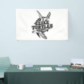 Sea Turtle Tortoise I like Turtles Banner (Messeveranstaltung)
