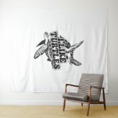 Sea Turtle Tortoise I like Turtles Wandteppich (Beispiel (Horizontal))