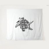 Sea Turtle Tortoise I like Turtles Wandteppich (Vorderseite (Horizontal))