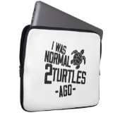 Sea Turtle Tortoise I war normal 2 Laptopschutzhülle (Vorne Rechts)
