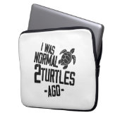 Sea Turtle Tortoise I war normal 2 Laptopschutzhülle (Vorderseite Links)