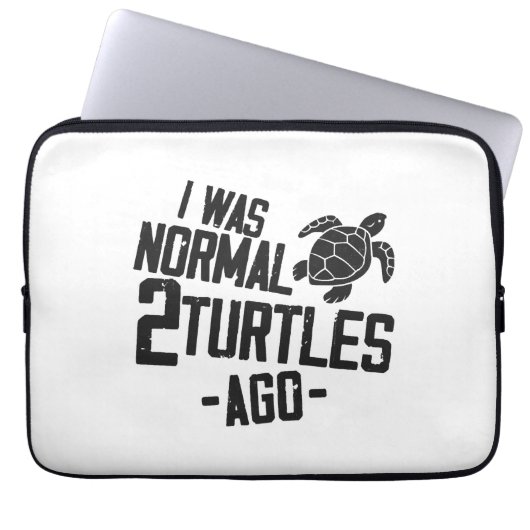 Sea Turtle Tortoise I war normal 2 Laptopschutzhülle (Vorderseite)