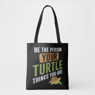 Sea Turtle Tortoise ist die Person Tasche