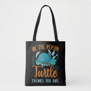 Sea Turtle Tortoise ist die Person Tasche