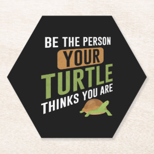 Sea Turtle Tortoise ist die Person Untersetzer