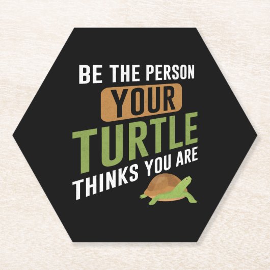 Sea Turtle Tortoise ist die Person Untersetzer (Vorderseite)