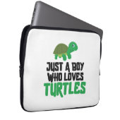 Sea Turtle Tortoise nur ein Junge, der Laptopschutzhülle (Vorne Rechts)