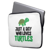 Sea Turtle Tortoise nur ein Junge, der Laptopschutzhülle (Vorderseite Links)