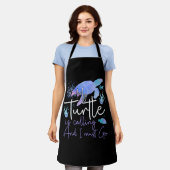 Sea Turtle Tortoise Wasserfarbe Schürze (Getragen)