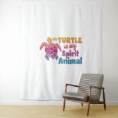 Sea Turtle Tortoise Wasserfarbe Wandteppich (Beispiel)