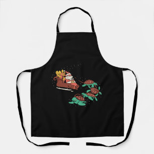 Sea Turtle Tortoise Weihnachten Schürze