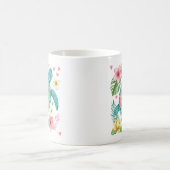 Sea Turtle Tropical Blume Summer Kaffeetasse (Mittel)