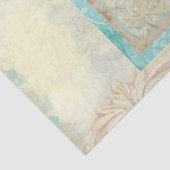 Sea Turtle Watercolor Script Ephemera Decoupage Seidenpapier (Ausschnitt)