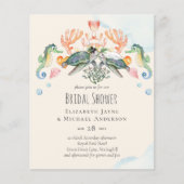 Sea Turtle Wedding Brautparty lädt ein (Vorderseite)