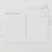 Sea Turtle Wedding Brautparty lädt ein Postkarte (Rückseite)