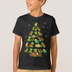 Sea Turtle Weihnachtsbaum Matching Familie Xmas Tr T-Shirt