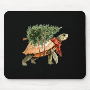 Sea Turtle Weihnachtsbaum Schildkröten Strand Love Mousepad