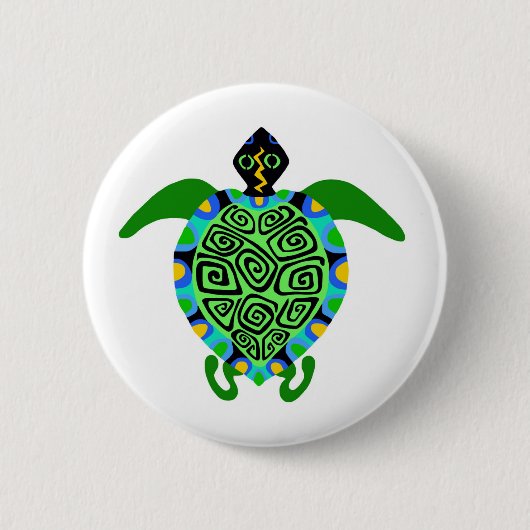 Sea TURTLE - Wildlife warrior - Nature - Wildlife Button (Vorderseite)