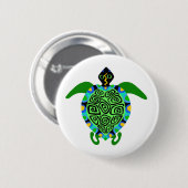 Sea TURTLE - Wildlife warrior - Nature - Wildlife Button (Vorne & Hinten)