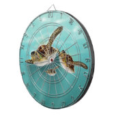 Sea Turtles art print. Dartscheibe (Vorderseite rechts)