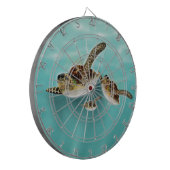 Sea Turtles art print. Dartscheibe (Vorderseite Links)