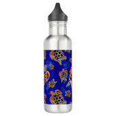 Sea Turtles Batik African Art Edelstahlflasche (Links)