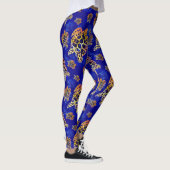 Sea Turtles Batik African Art Leggings (Rechts)