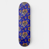Sea Turtles Batik African Art Skateboard (Vorderseite)