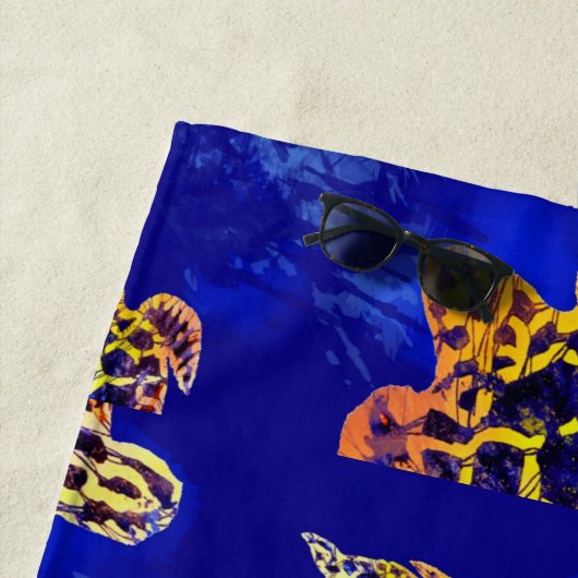 Sea Turtles Batik African Art Strandtuch (Beispiel)