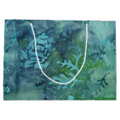 Sea Turtles Batik Große Geschenktüte (Rückseite)