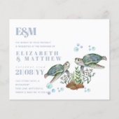 Sea Turtles Beach Hochzeit (Vorderseite)