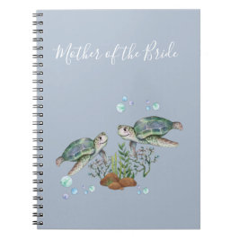 Sea Turtles Beach Hochzeit Notizblock