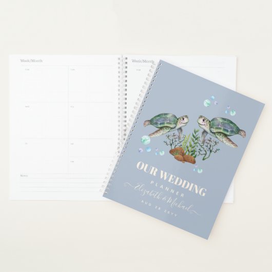 Sea Turtles Beach Hochzeit Planer (Anzeige)