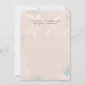 Sea Turtles BEACH Wedding Coral Aquamarin Türkis (Rückseite)