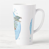 Sea Turtles Beste Freundinnen - Personalisierte Fr Milchtasse (Rechts)