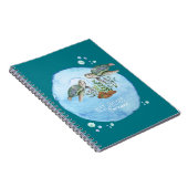 Sea Turtles Beste Freundinnen - Personalisierte Fr Notizblock (Rechte Seite)