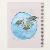 Sea Turtles Beste Freundinnen - Personalisierte Fr Planer (Rückseite)