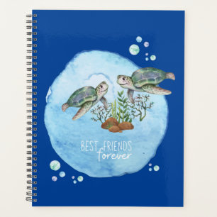 Sea Turtles Beste Freundinnen - Personalisierte Fr Planer