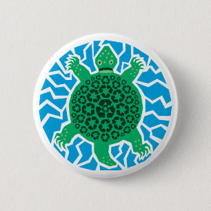Sea Turtles Button