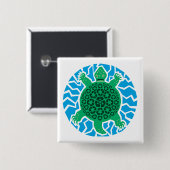 Sea Turtles Button (Vorne & Hinten)