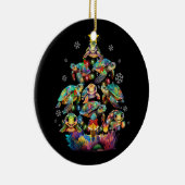 Sea Turtles Christmas Tree Ocean Life Animal Lover Keramik Ornament (Rechts)